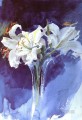 Vita Liljor foremost Sweden painter Anders Zorn Impressionism Flowers